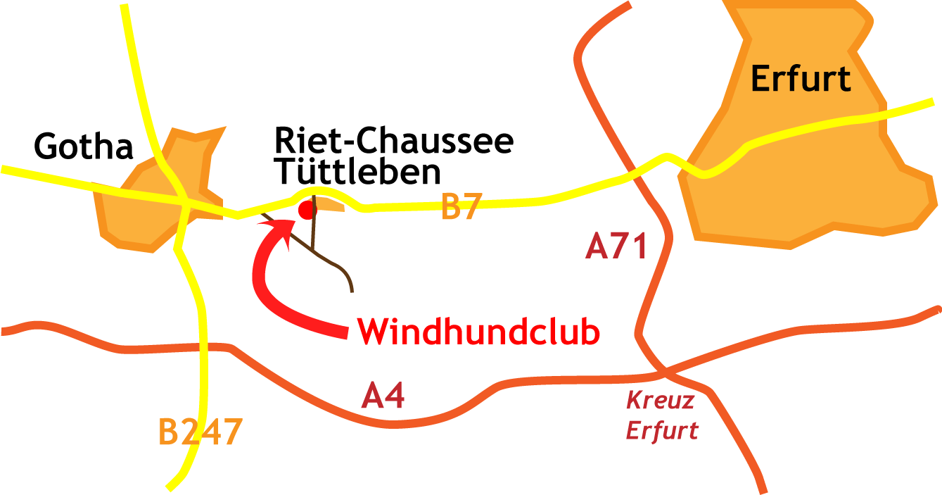 Thüringen Windhundclub - Anfahrt